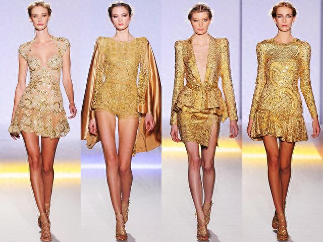 祖海·慕拉刷新了我对金色的认知，巴洛克风礼服好迷人