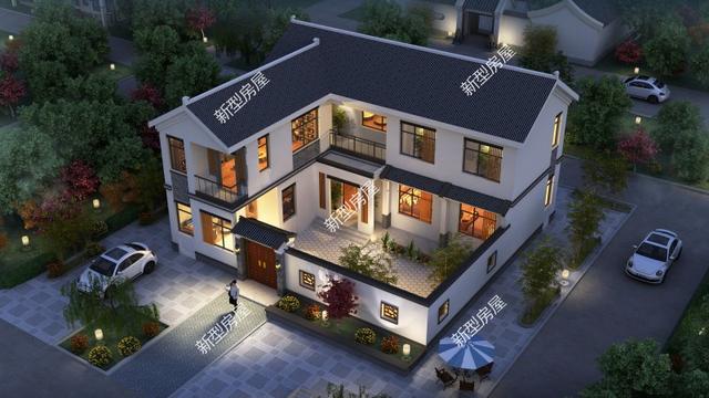 10套中式别墅图纸分享，多少人梦寐以求的家，最后两套造价超百万