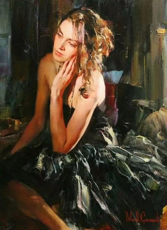 俄罗斯这对夫妻画家,画的美女油画,实在太好看了