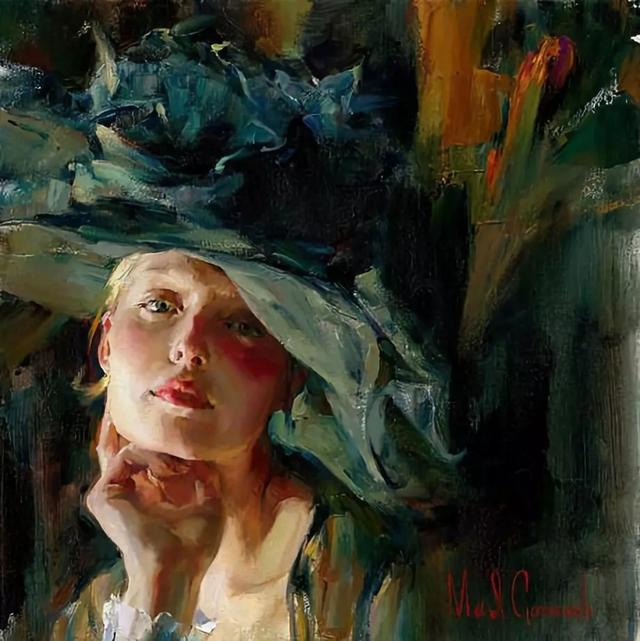 俄罗斯这对夫妻画家,画的美女油画,实在太好看了