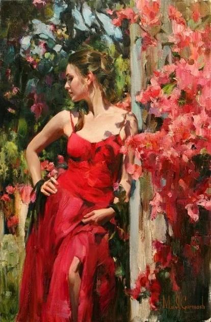 俄罗斯这对夫妻画家,画的美女油画,实在太好看了