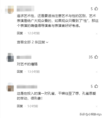 男女演员胸贴胸摩擦?杨丽萍孔雀舞遭批不雅,尺度大引热议