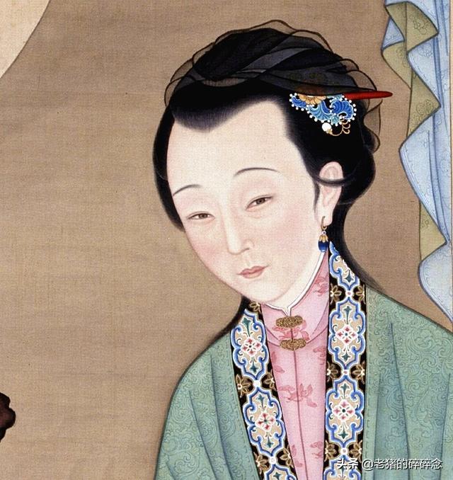 这组美女图是雍正皇帝的心头好,一直被秘藏于圆明园深宫之中