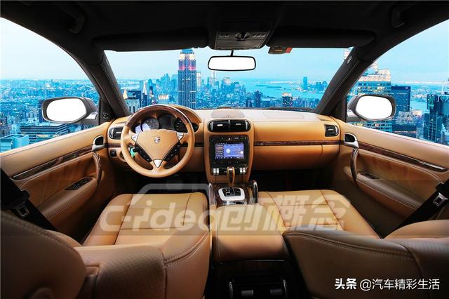 大家都爱的桃木装饰,保时捷卡宴内饰装潢