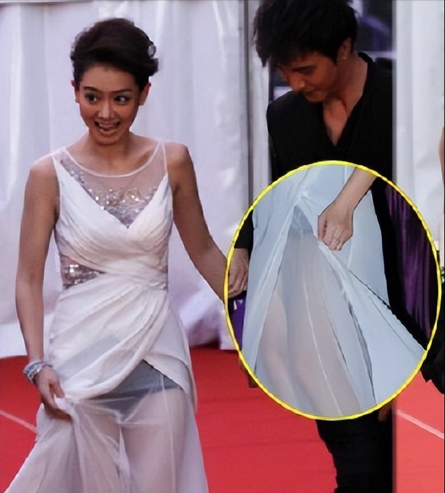 肩带崩断、裙底露底裤,15位女星红毯“大泄春光”,太尴尬了