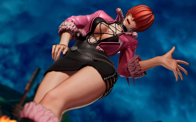 街机游戏中的宝藏御姐,长腿皮鞭气质佳,战斗能力顶呱呱!