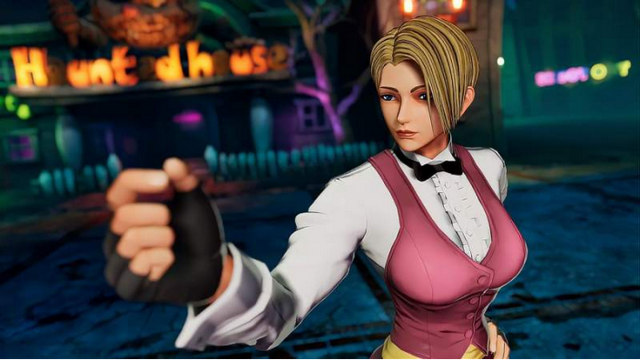 街机游戏中的宝藏御姐,长腿皮鞭气质佳,战斗能力顶呱呱!