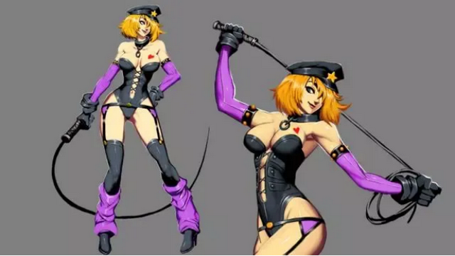 街机游戏中的宝藏御姐,长腿皮鞭气质佳,战斗能力顶呱呱!