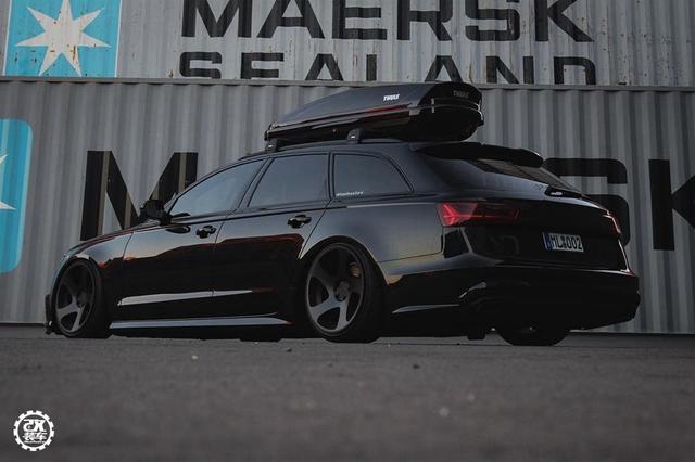 40多万的车改出160万的感觉,奥迪A6 Avant黑武士帅过自家大哥!