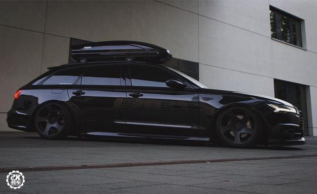 40多万的车改出160万的感觉,奥迪A6 Avant黑武士帅过自家大哥!