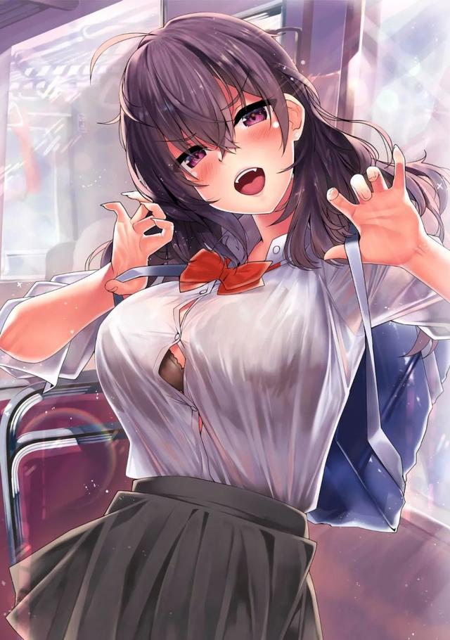 人物插画|画师かわい,大眼萌妹,兽耳,大胸,丰腴