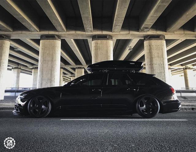 40多万的车改出160万的感觉,奥迪A6 Avant黑武士帅过自家大哥!