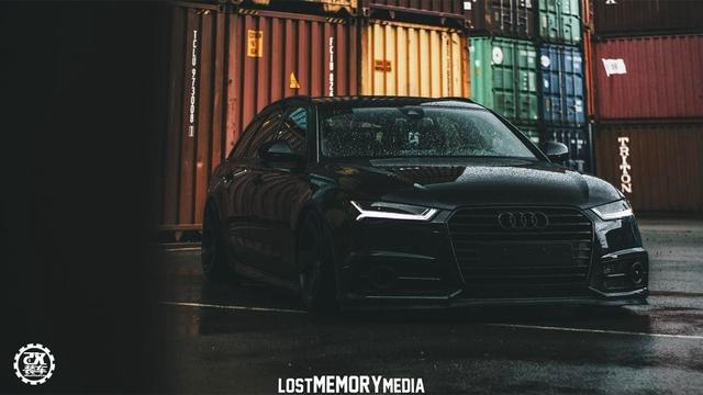 40多万的车改出160万的感觉,奥迪A6 Avant黑武士帅过自家大哥!