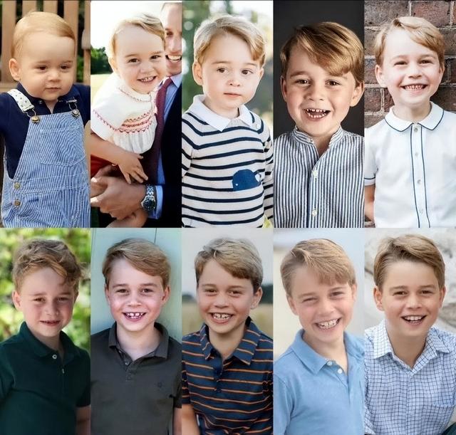 11岁乔治从“乔胖”变帅气少年,颜值不输威廉,大长腿绅士范十足