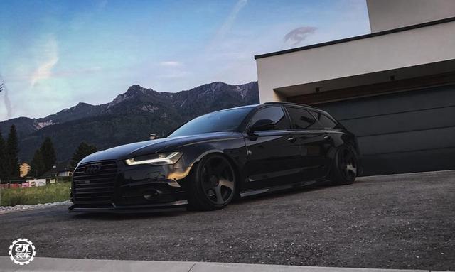 40多万的车改出160万的感觉,奥迪A6 Avant黑武士帅过自家大哥!