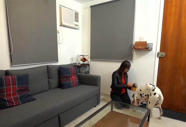 25岁港姐冠军谢嘉怡住所曝光!外墙陈旧面积狭小,卧室装铁闸门