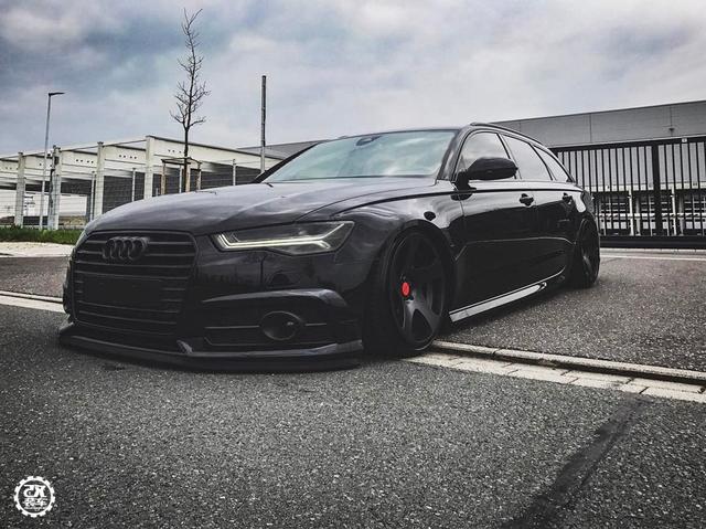 40多万的车改出160万的感觉,奥迪A6 Avant黑武士帅过自家大哥!