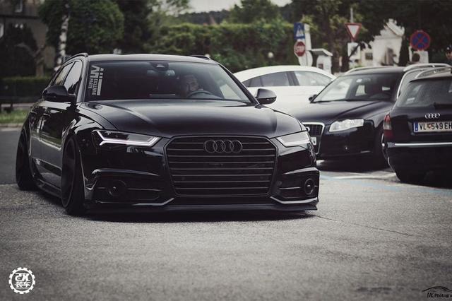 40多万的车改出160万的感觉,奥迪A6 Avant黑武士帅过自家大哥!