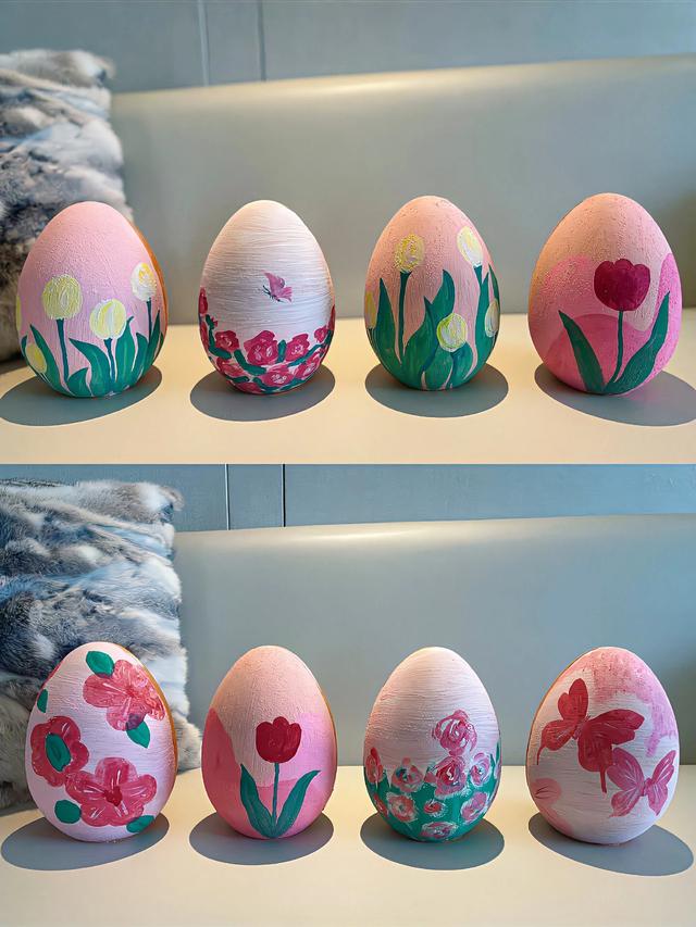 美图分享,又喜庆又漂亮的鸡蛋画,太有才了