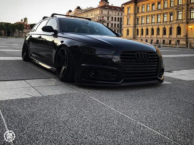 40多万的车改出160万的感觉,奥迪A6 Avant黑武士帅过自家大哥!