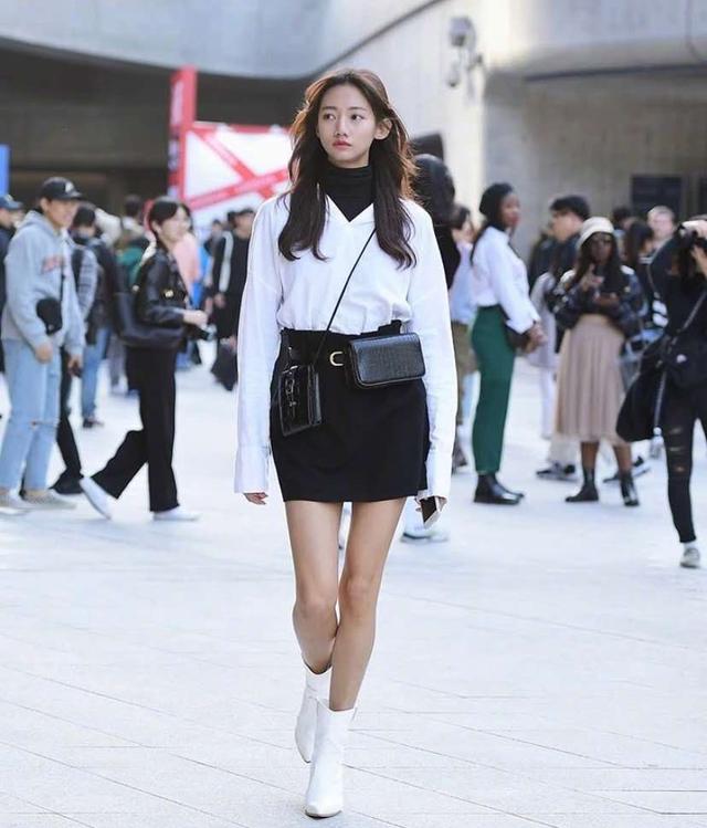 这些高人气的韩国街拍穿搭,你应该学学,简单且日常,个性还时髦