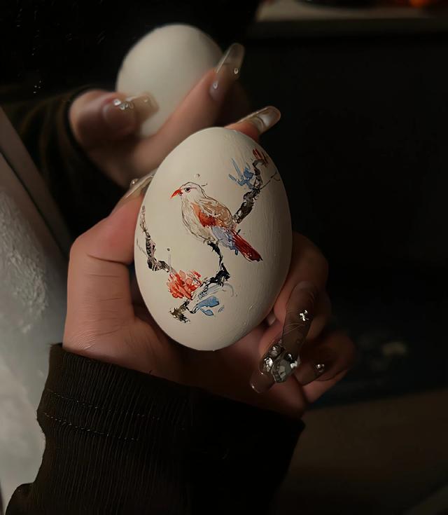 美图分享,又喜庆又漂亮的鸡蛋画,太有才了