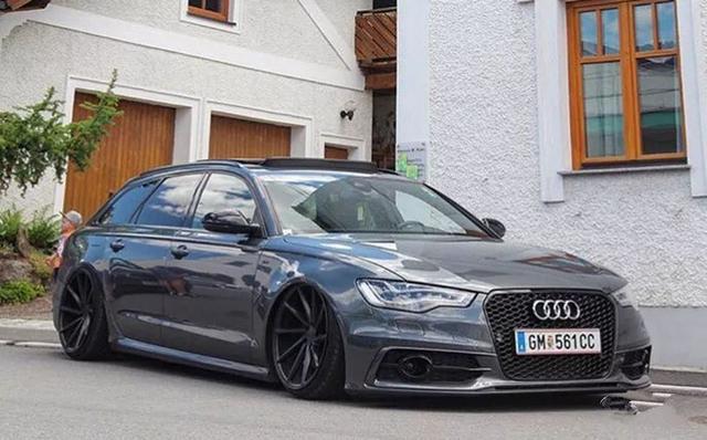 40多万的车改出160万的感觉,奥迪A6 Avant黑武士帅过自家大哥!