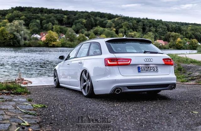 40多万的车改出160万的感觉,奥迪A6 Avant黑武士帅过自家大哥!