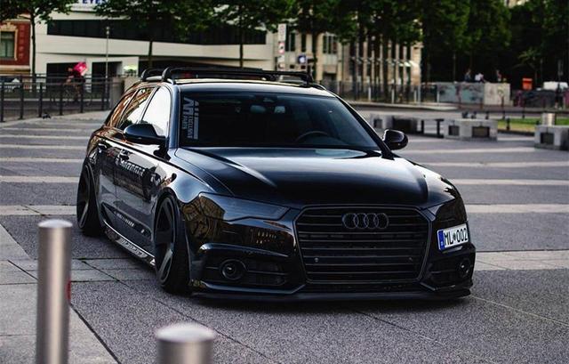 40多万的车改出160万的感觉,奥迪A6 Avant黑武士帅过自家大哥!