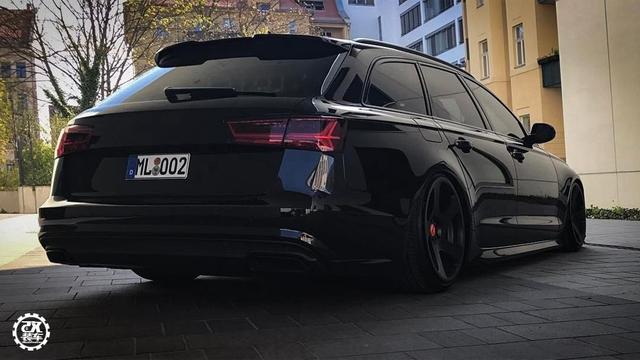 40多万的车改出160万的感觉,奥迪A6 Avant黑武士帅过自家大哥!