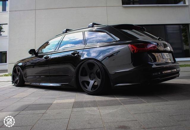 40多万的车改出160万的感觉,奥迪A6 Avant黑武士帅过自家大哥!