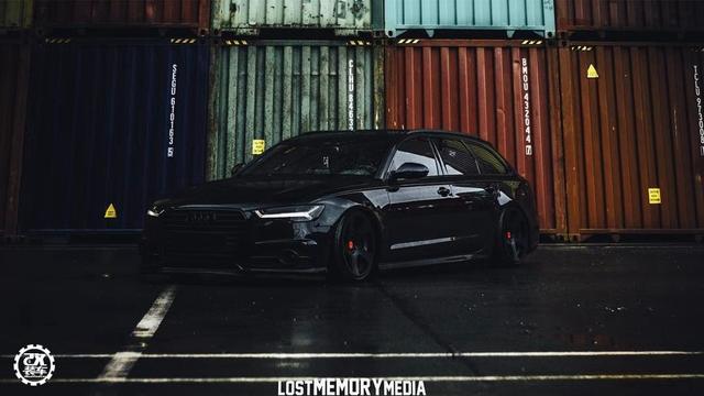 40多万的车改出160万的感觉,奥迪A6 Avant黑武士帅过自家大哥!