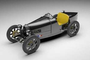 宝宝汽车玩具视频(布加迪打造复古童车小孩子的“玩具车”竟要花60万元)