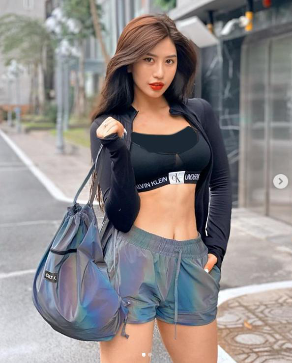 越南健身模特,120斤微胖身材,越看越美!3个动作,拥有同款