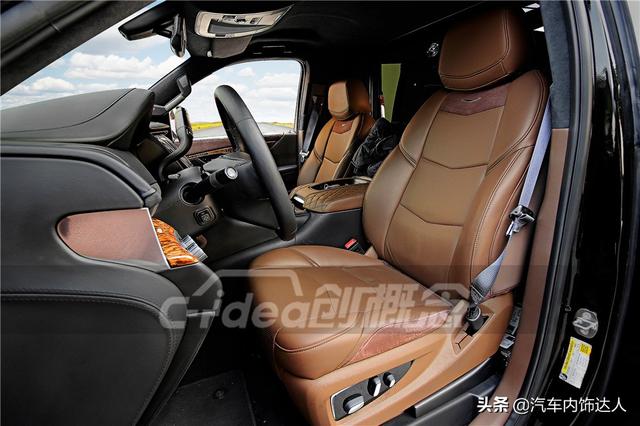 深圳专业的改装工厂,将凯迪拉克凯雷德内饰打造的比总裁室更豪华