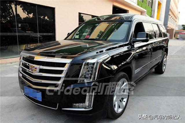 深圳专业的改装工厂,将凯迪拉克凯雷德内饰打造的比总裁室更豪华