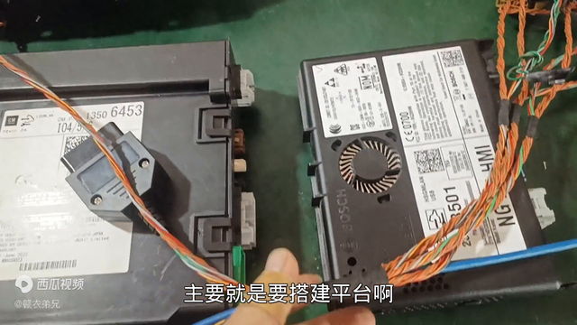 别克通用系列主机如何搭建测试平台,我们来看下如何接线