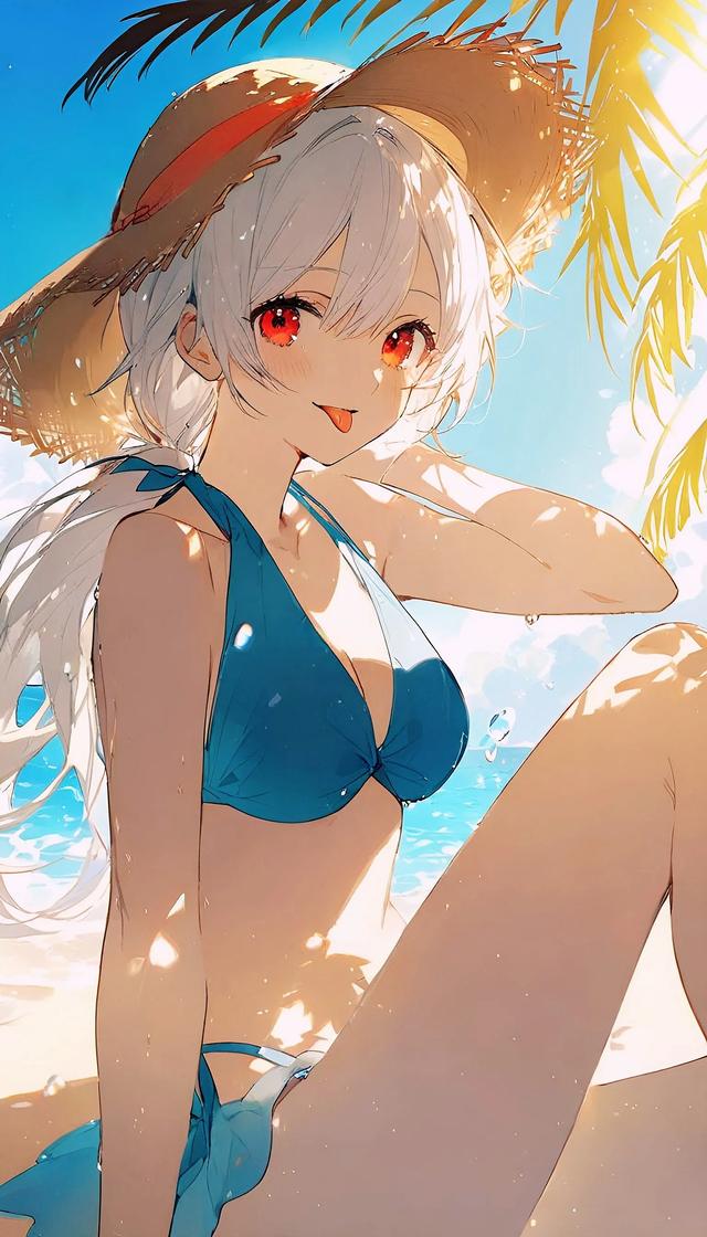 清凉泳装美少女特辑03#二次元高清壁纸