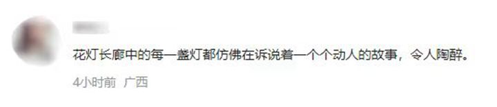 为了这条花灯长廊,网友们纷纷作起了诗!