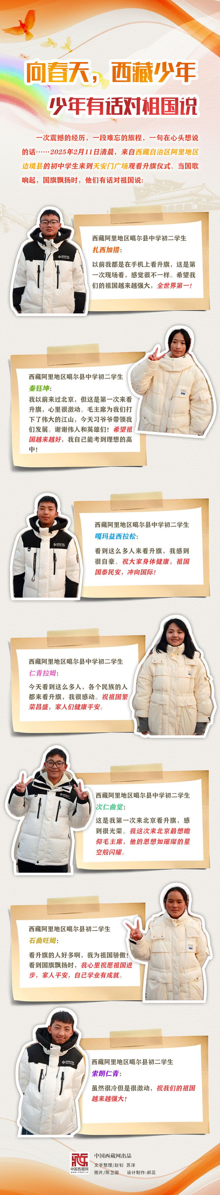 【向春天，西藏少年】少年有话对祖国说