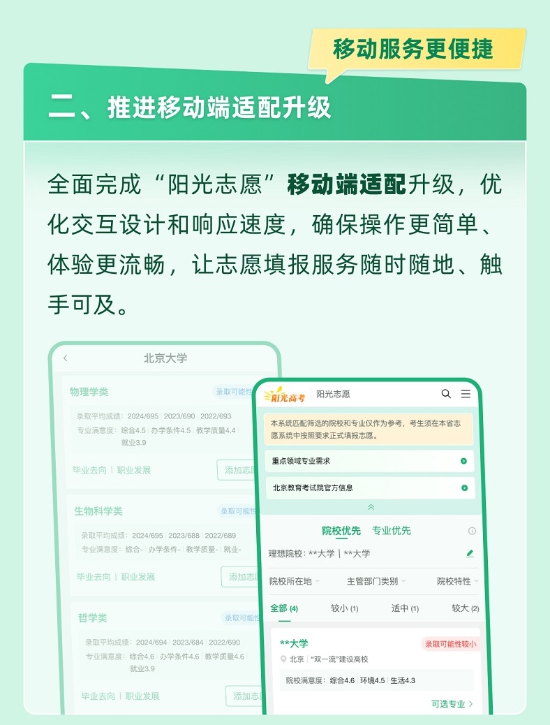 @高考生 官方帮你一起报志愿 快来解锁适合你的大学和专业