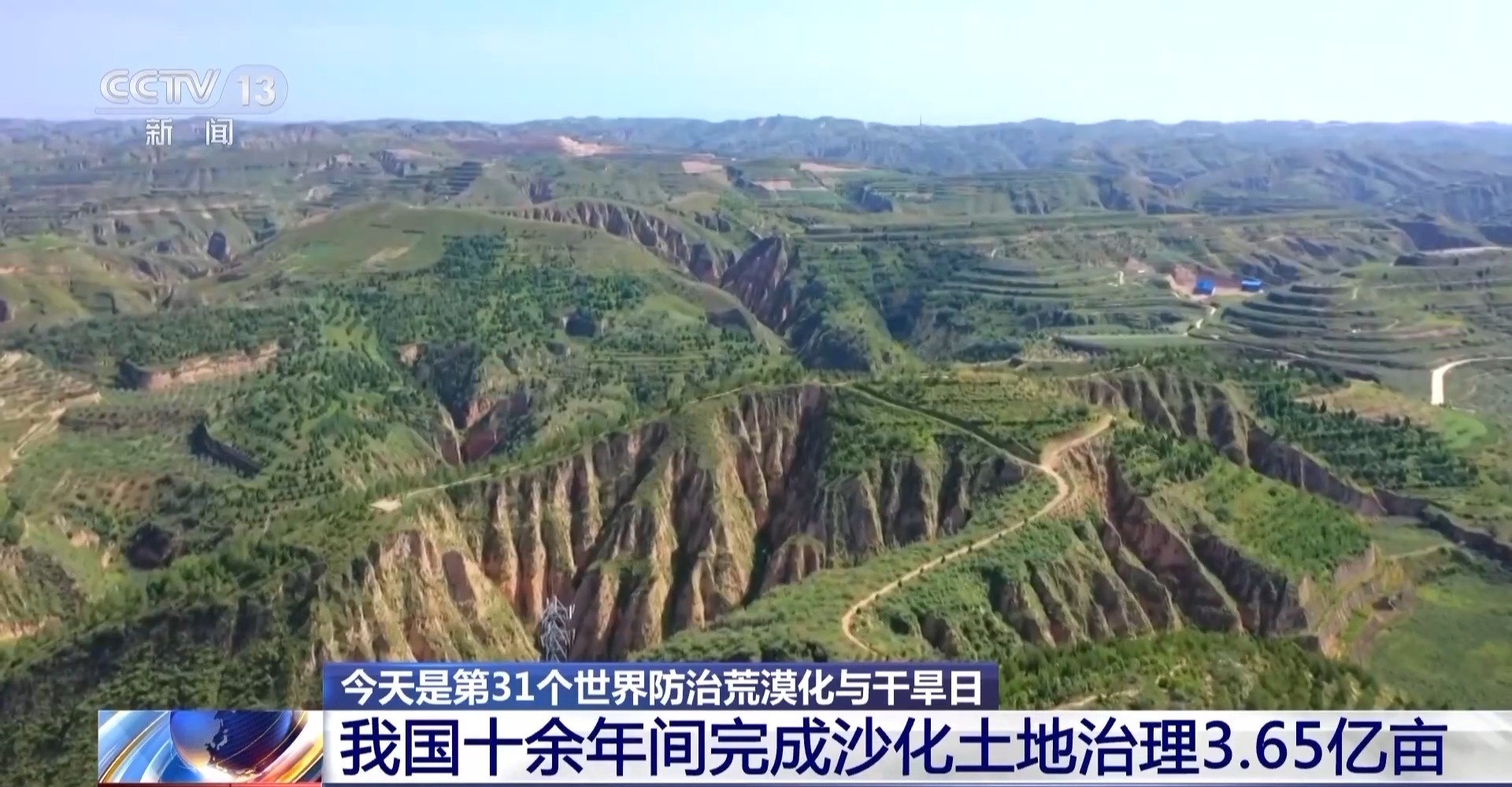 给沙漠戴上“绿围脖” 我国十余年间完成沙化土地治理3.65亿亩