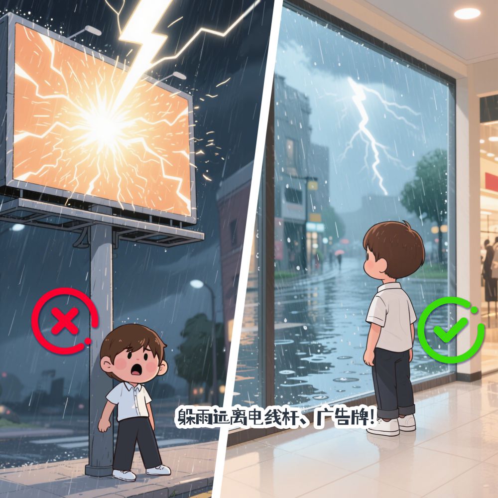 汛期来袭 快来get你的雷雨天气“安全盔甲”