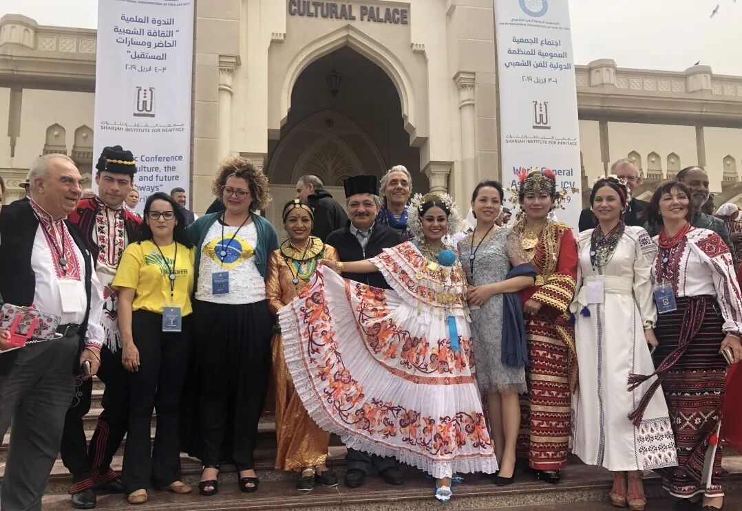 国际舞台展现中国“她力量” - 暨南大学陈平荣任国际民间艺术组织主席